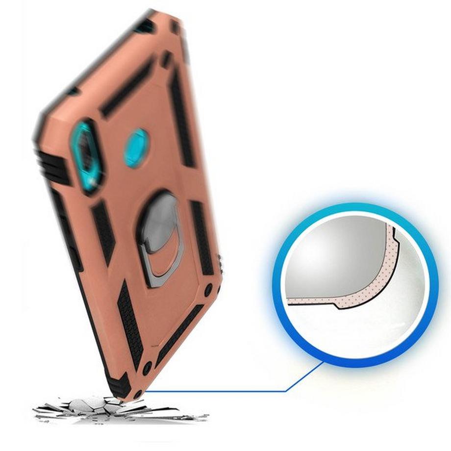 Avizar  Cover Antiurto Huawei Y7 2019 Rosa gold 