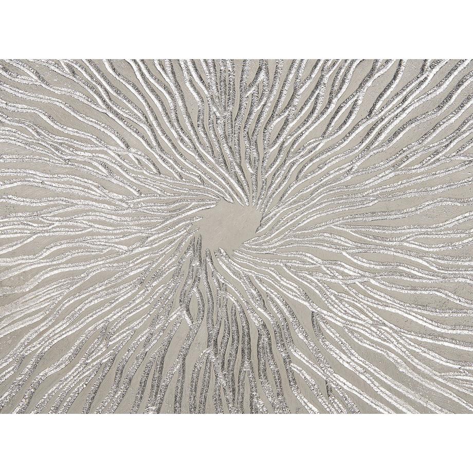 Beliani Table d'appoint en Aluminium Moderne PUHOI  