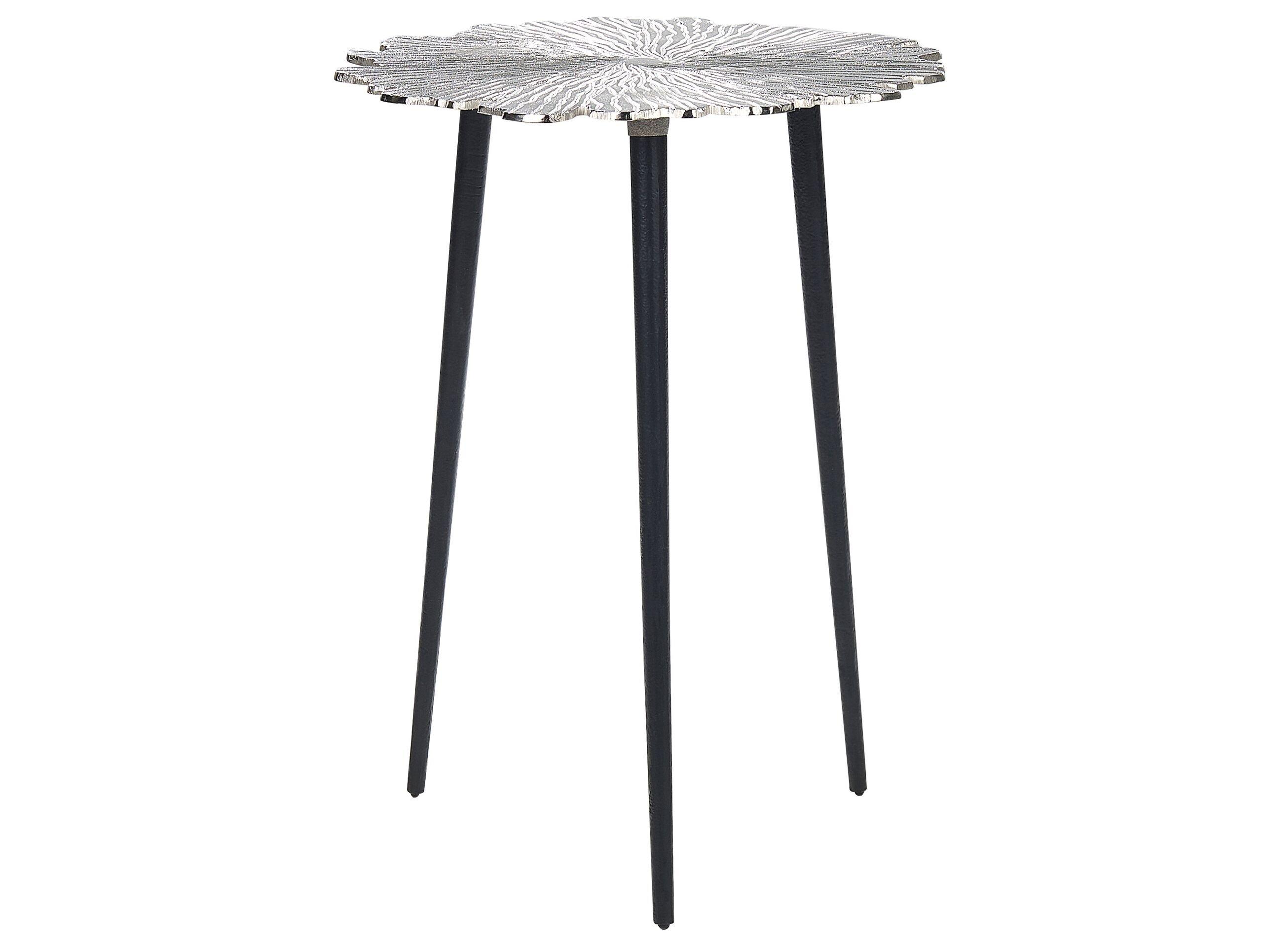 Beliani Table d'appoint en Aluminium Moderne PUHOI  