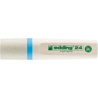 Edding Edding 24 EcoLine evidenziatore 1 pz Punta smussata Blu  