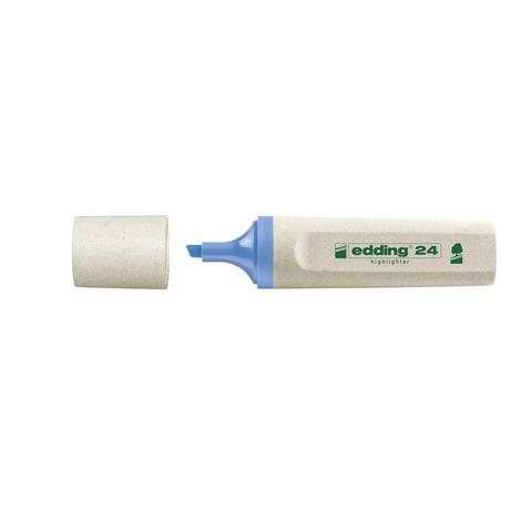 Edding Edding 24 EcoLine evidenziatore 1 pz Punta smussata Blu  