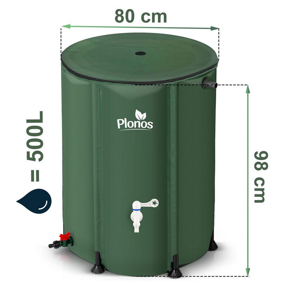 B2X  Regenwassertank 500 l Plonos PL-521 