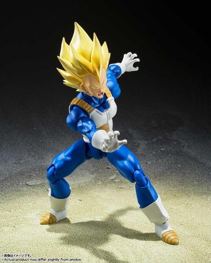 Tamashii Nations  Figurine articulée - S.H.Figuart - Dragon Ball - Super Saiyan - Vegeta 