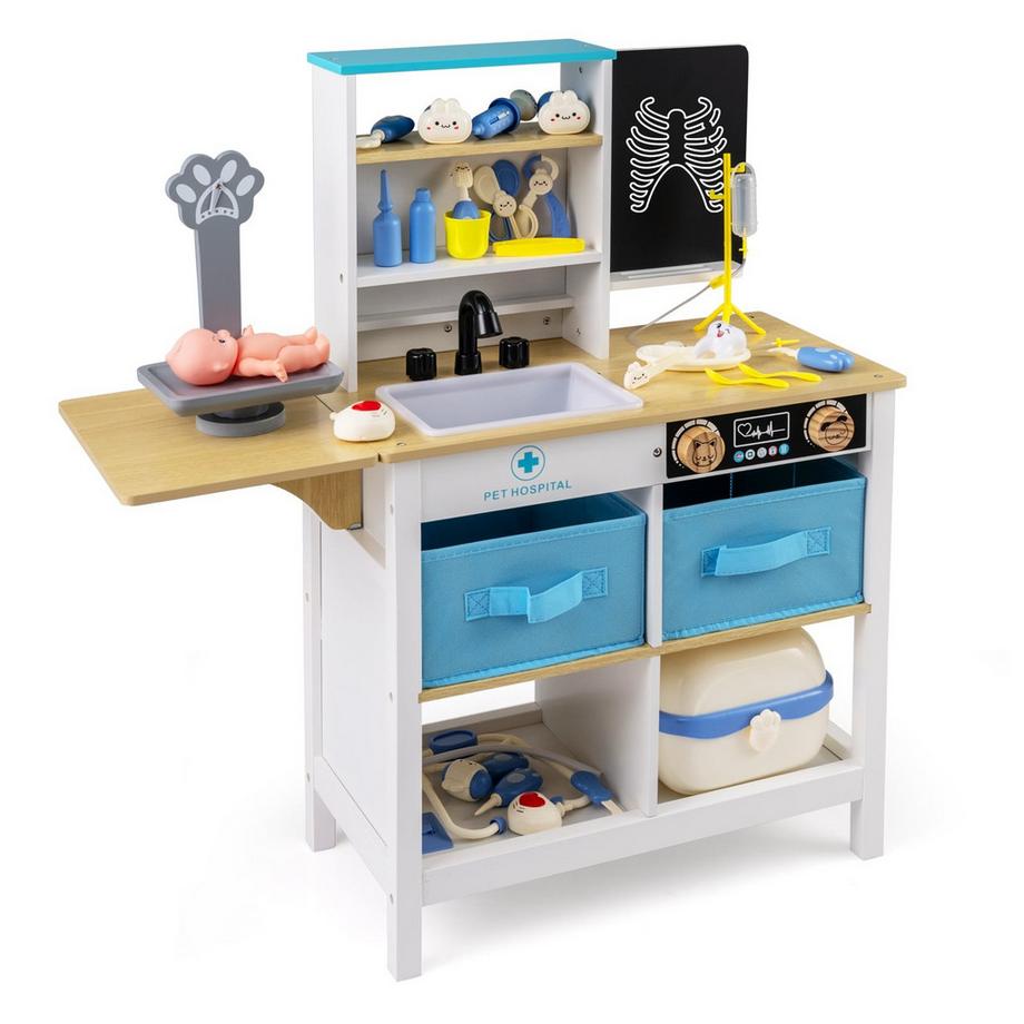 Coffret de docteur pour enfants avec tableau noir