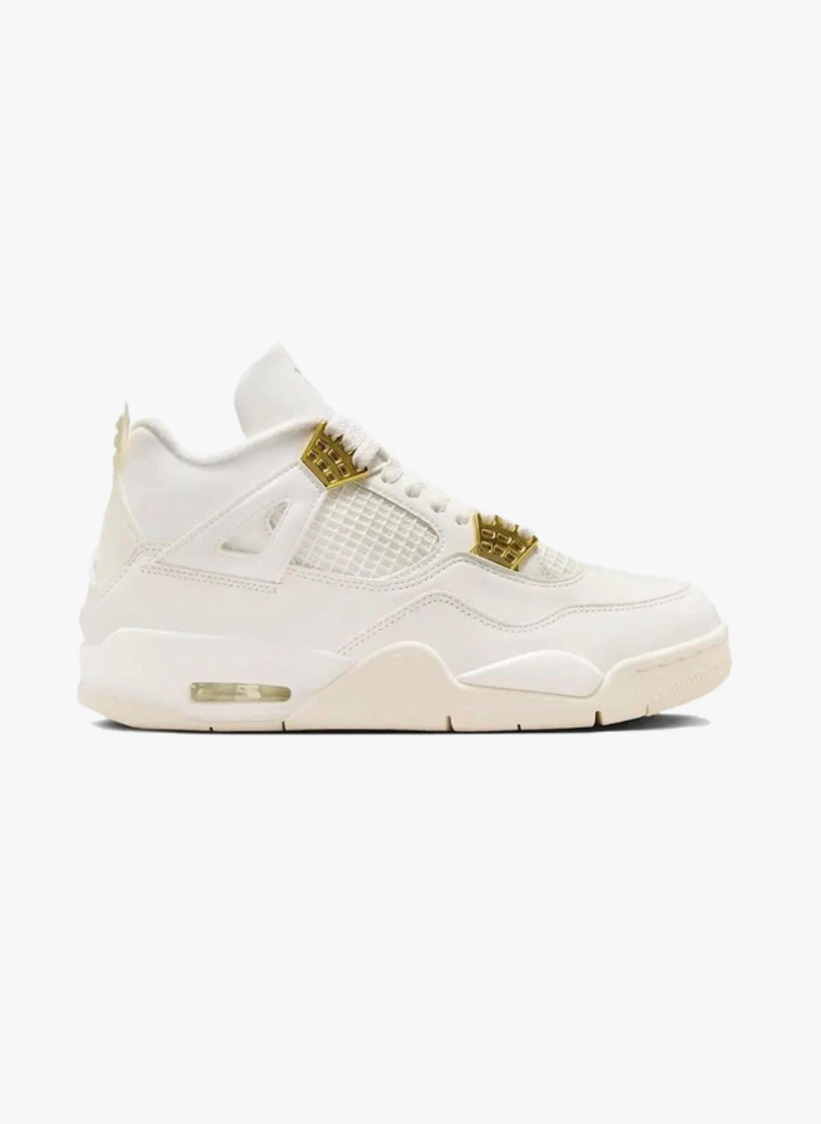 NIKE  Air Jordan 4 Sail Metallic 