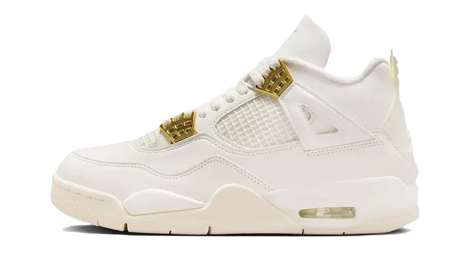 NIKE  Air Jordan 4 Sail Metallic 