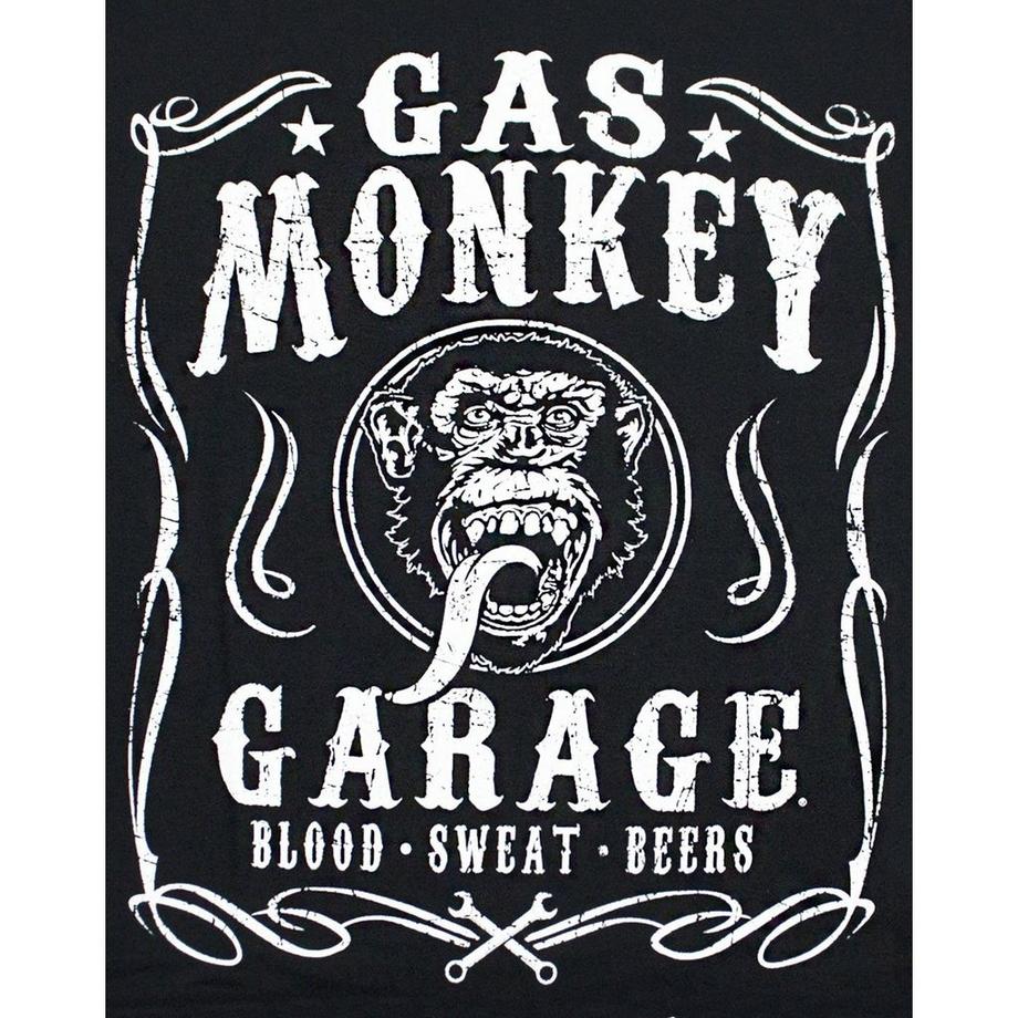 Fast N Loud Gas Monkey Garage Blood Sweat And Beers T-Shirt  
