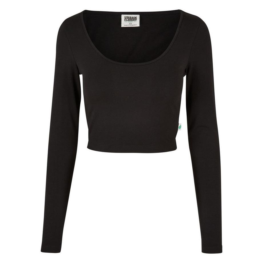 crop top a maniche lunghe organic