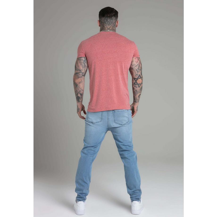 Sik Silk Marl T-Shirt Orange  