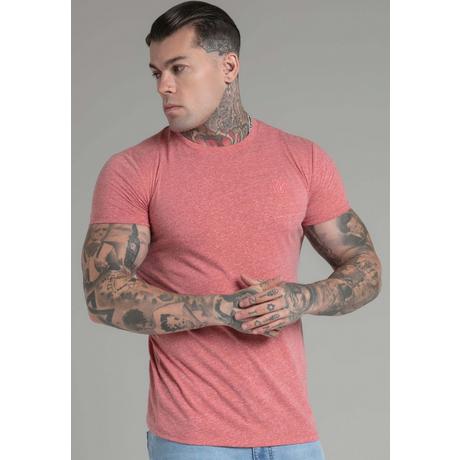 Sik Silk  T-Shirt Marl T-Shirt in Orange 