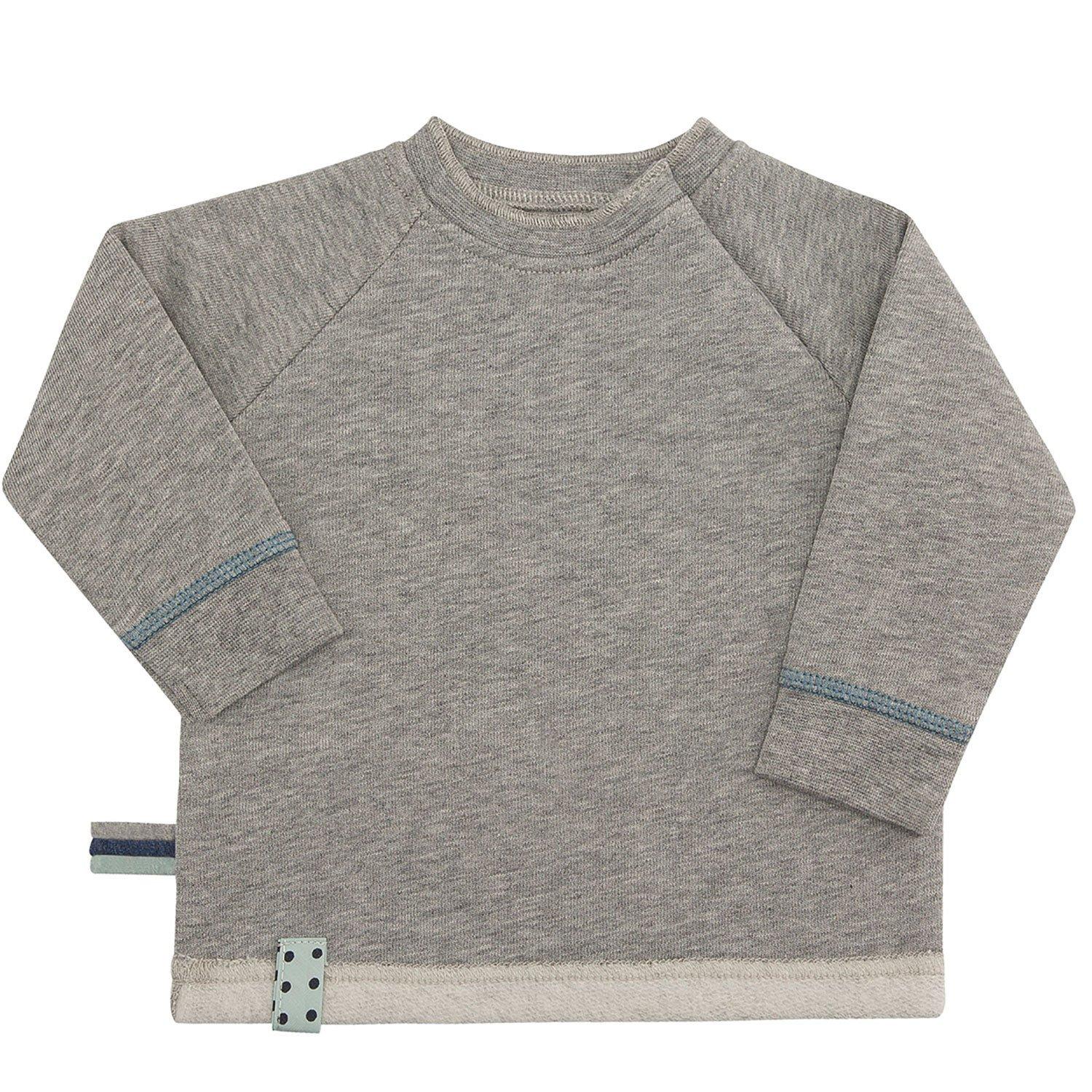 Image of Sweatshirt Aus Bio-baumwolle Unisex Taubengrau 6-12 mesi