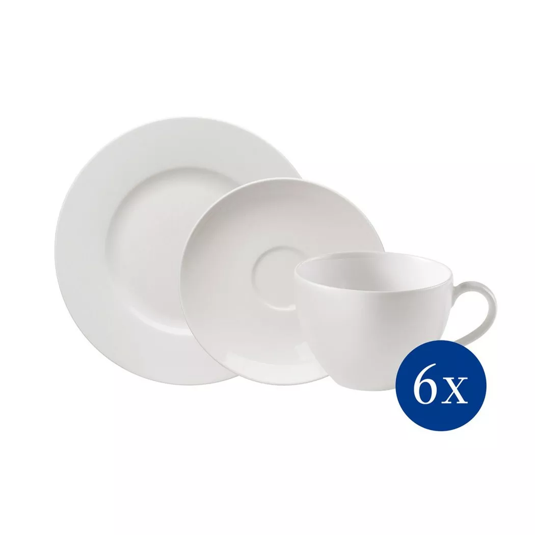 Vivo – Villeroy & Boch Group - Kaffee Set 18tlg. Basic White, One Size, Weiss