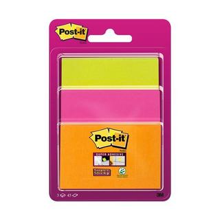 Post-It POST-IT Super Sticky Notes 3432SS3PO multicolor 3 Stück  