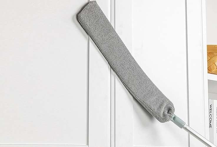 Ruhhy Brosse à poussière télescopique avec deux accessoires  