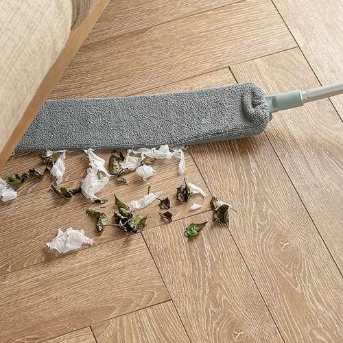 Ruhhy Brosse à poussière télescopique avec deux accessoires  