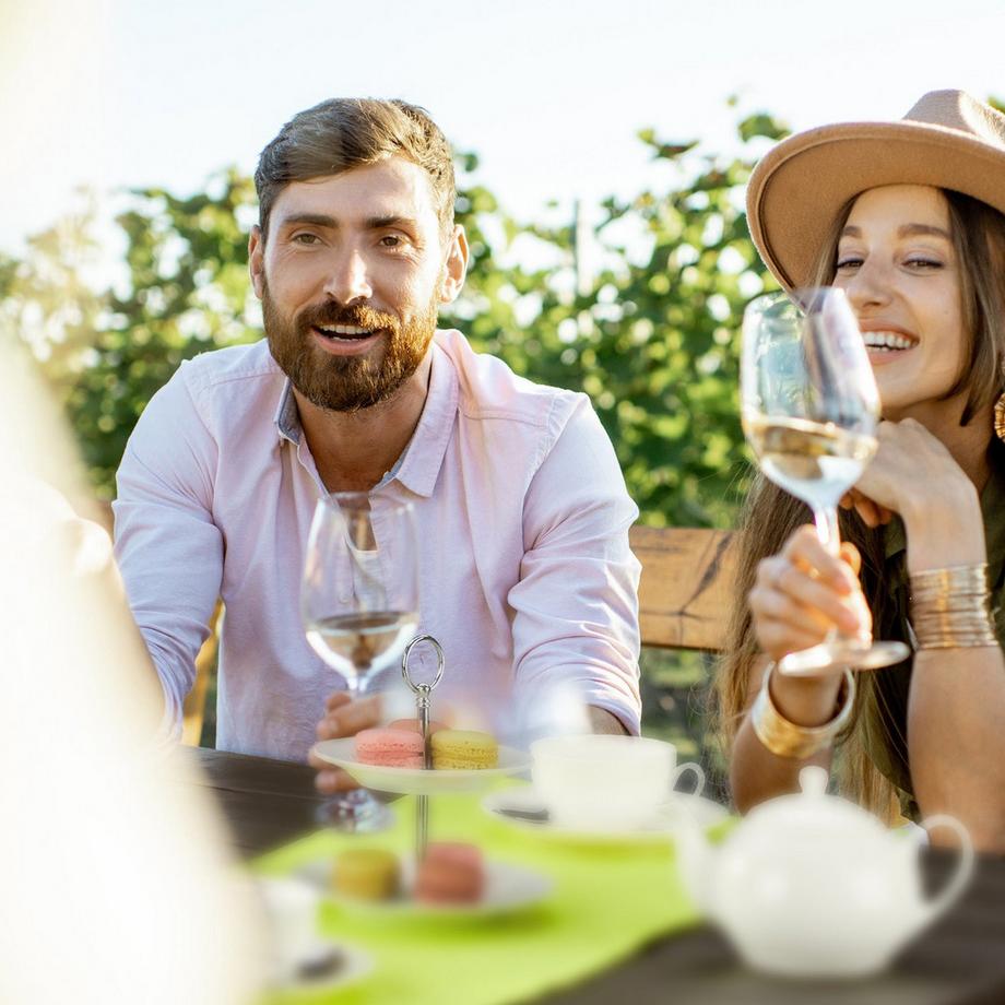 Northix Gartentisch mit Holzeffekt  