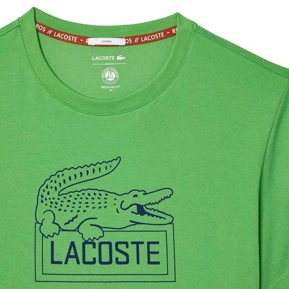 LACOSTE Roland Garros Edition Extratrocken Tennis T-Shirt  