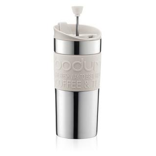 bodum Mug à piston isotherme en inox double paroi TRAVEL PRESS SET  