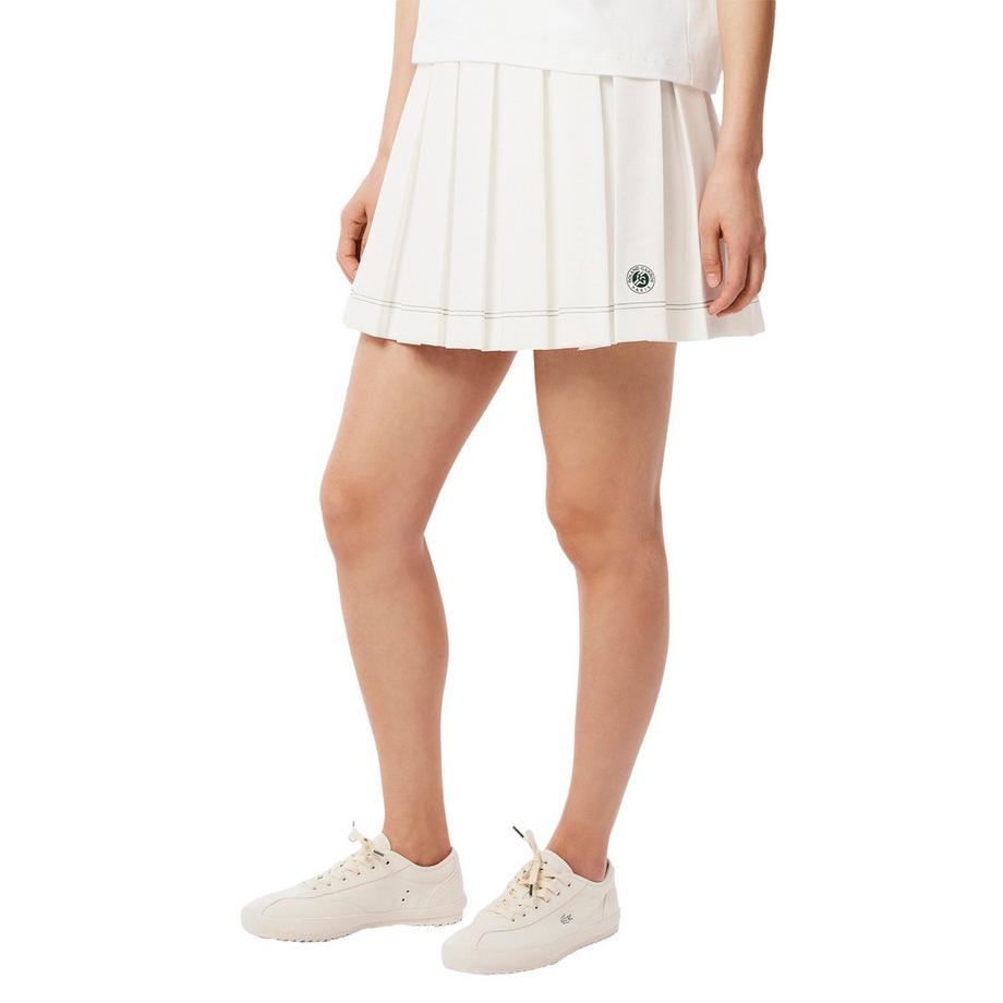 LACOSTE Gonna Corta Plissettata Roland Garros Edition  