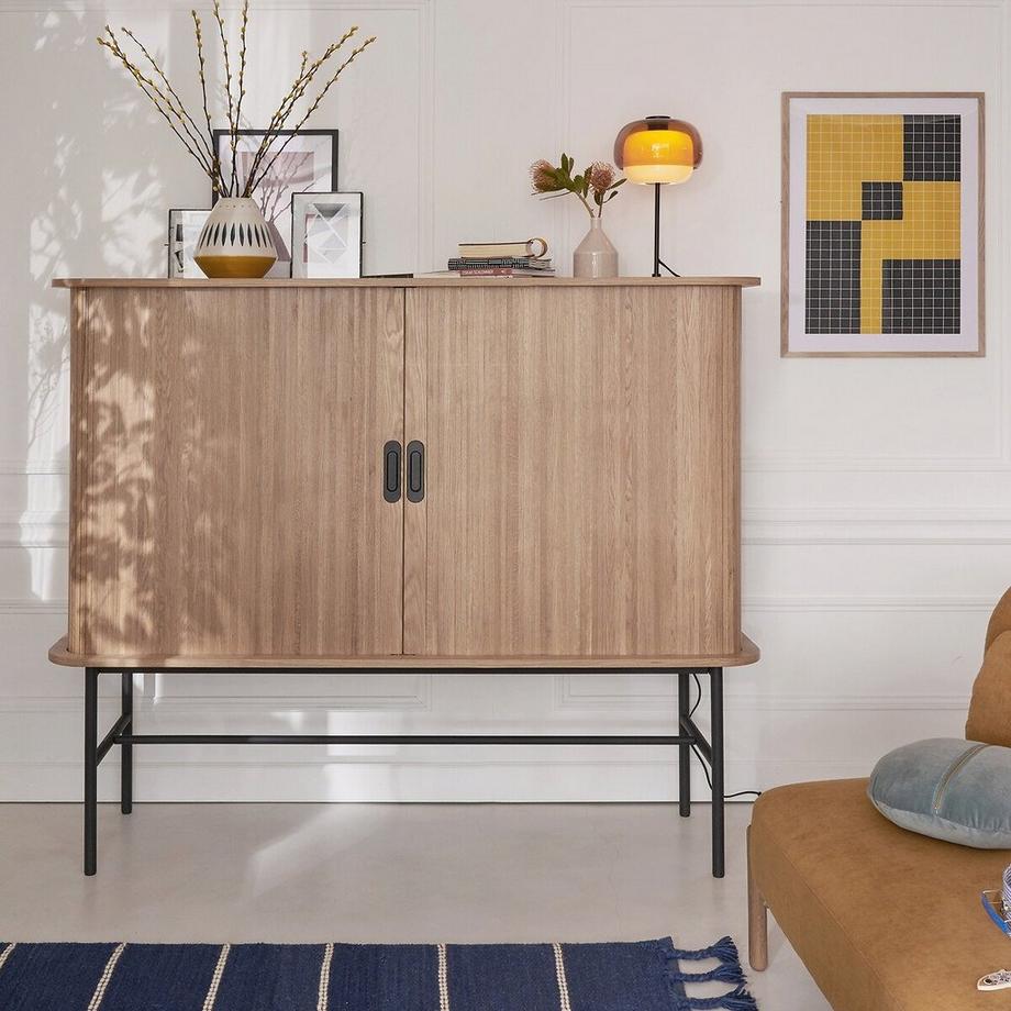 La Redoute Intérieurs Lampe à poser en verre coloré  