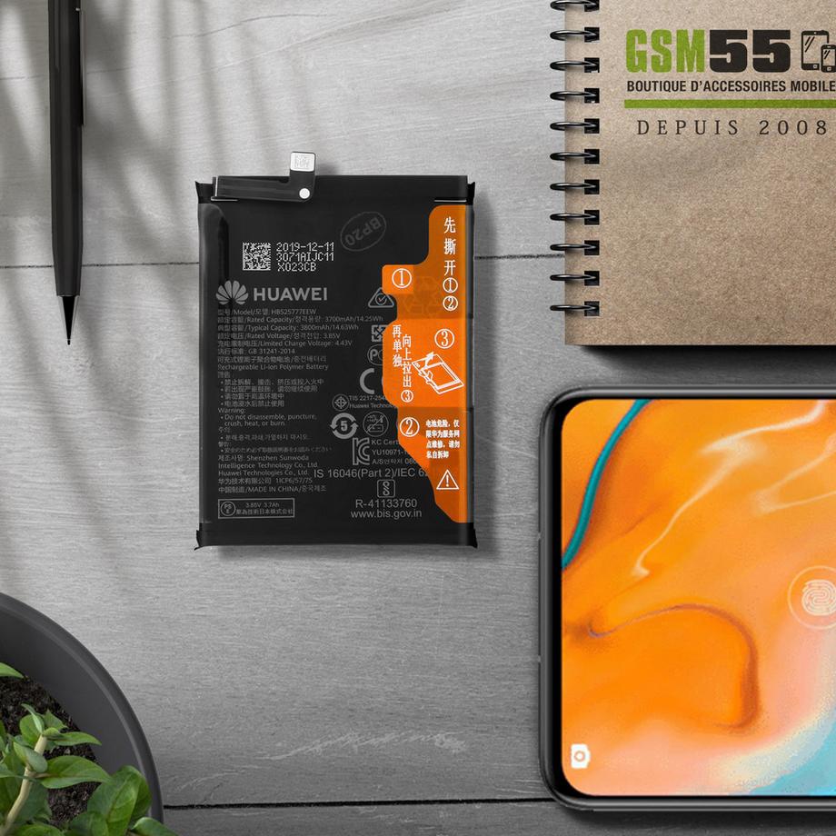 HUAWEI  Batterie Huawei P40 d'OrigineHB525777EEW 