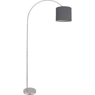 mutoni Lampadaire Sanna métal nickel mat 1xE27  