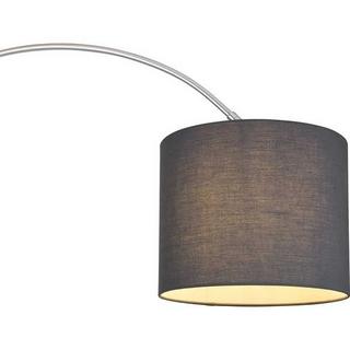 mutoni Lampadaire Sanna métal nickel mat 1xE27  