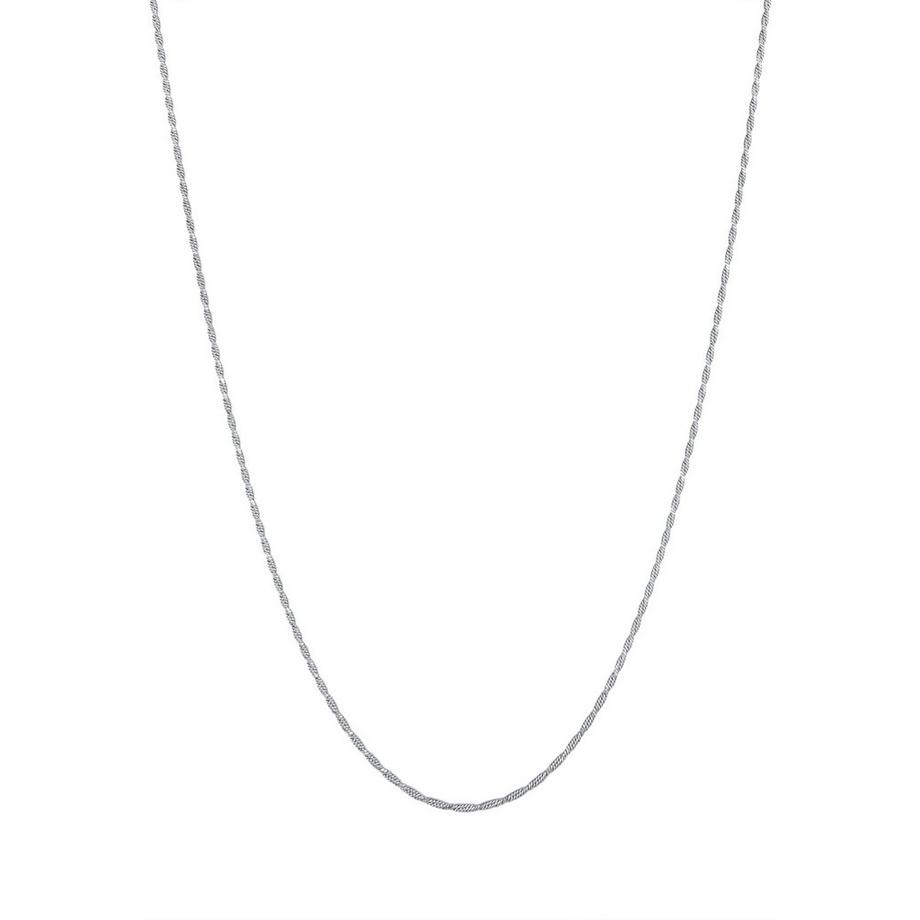 Kuzzoi  Halskette  Kordelkette Gedreht Twisted 925 Silber 