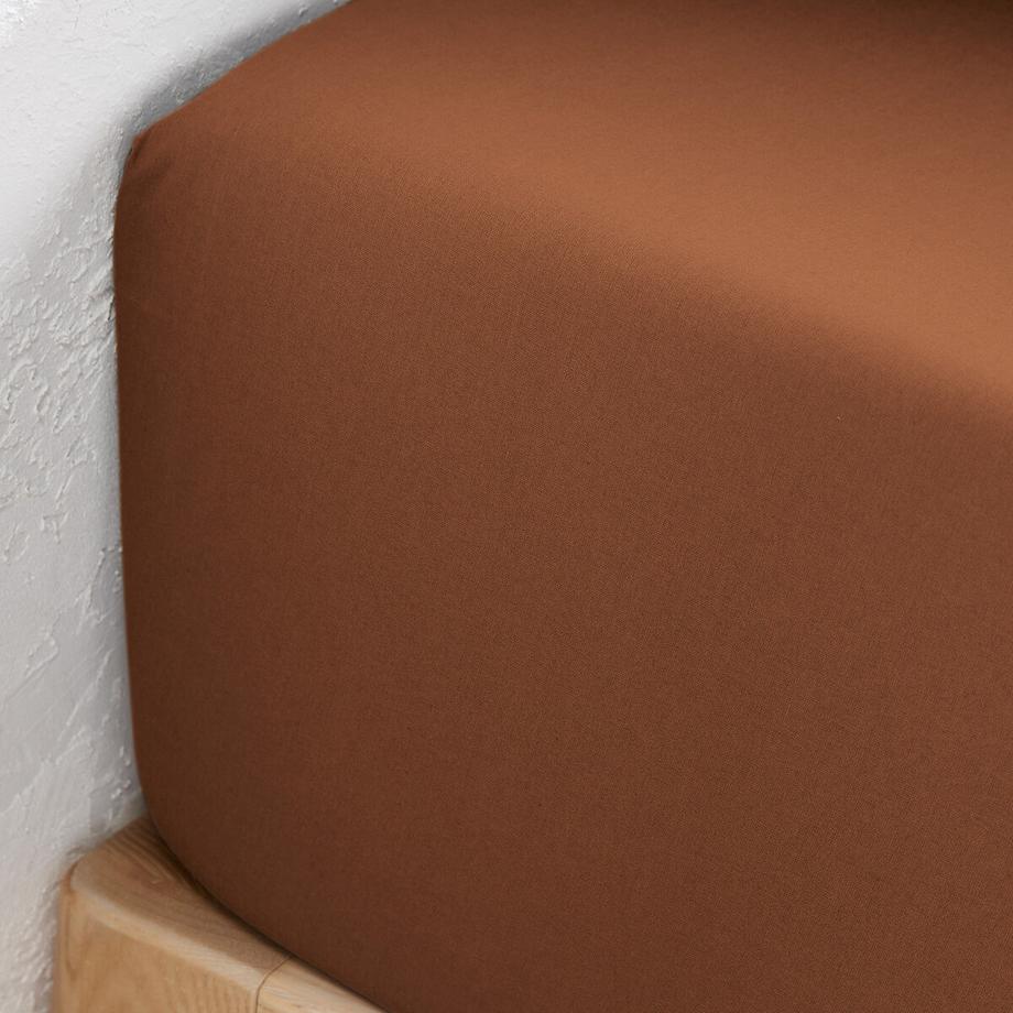 La Redoute Intérieurs Scenario Bio-Baumwolle Unifarbenes Fixleintuch  