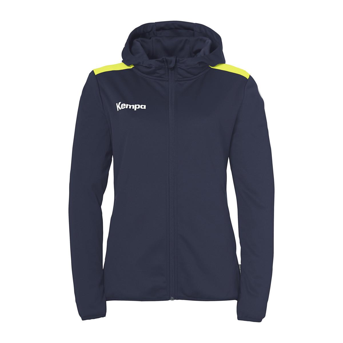 Kempa  damen-trainingsjacke mit kapuze emotion 27 