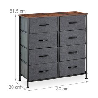 Northio Cassettiera 8 cassetti  