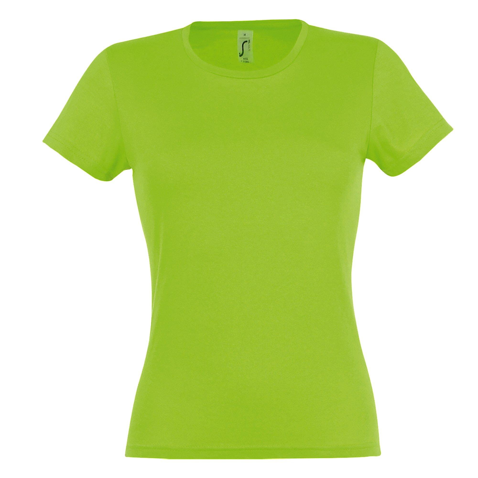 Image of Tshirt, Kurzarm, Rundhalsausschnitt Damen Limone S