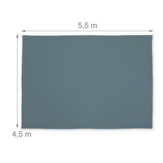 B2X Voile d'ombrage rectangulaire gris  