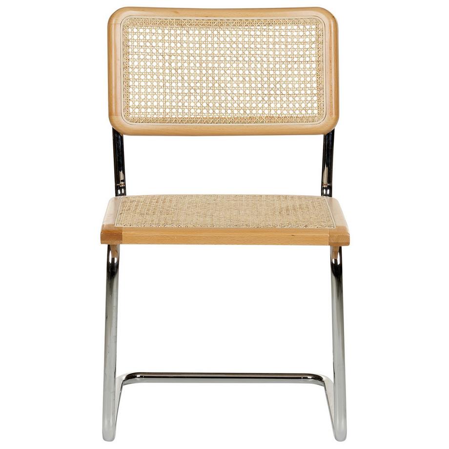 Beliani Lot de 2 chaises de salle à manger en Rotin Boho CORDOVA  