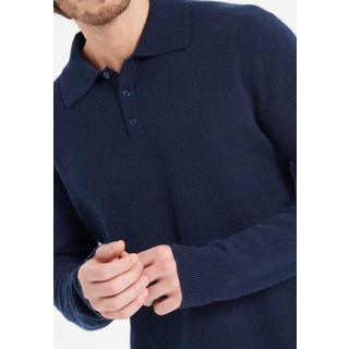 Studio Cashmere8  LUKE 5 Langärmeliges Polo-Shirt - 100% Kaschmir 