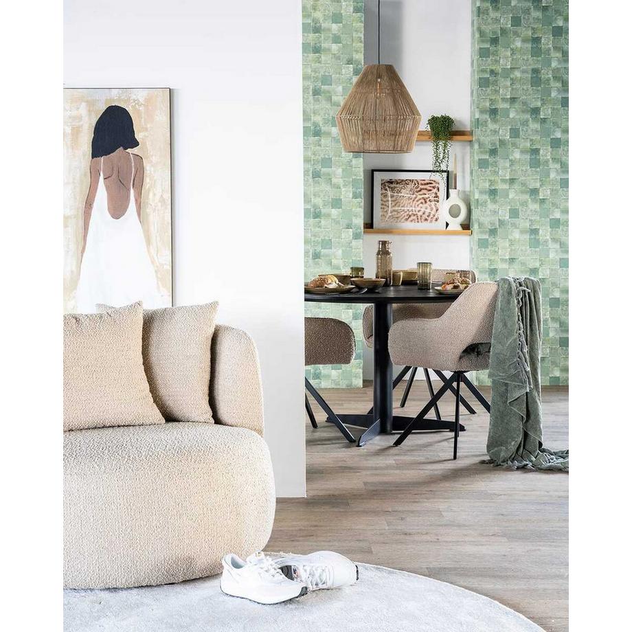 mutoni Chaise avec accoudoirs Fabio Spark beige  