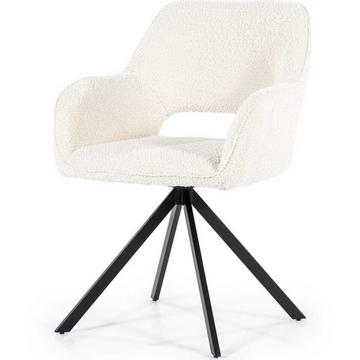 Chaise avec accoudoirs Fabio Spark beige