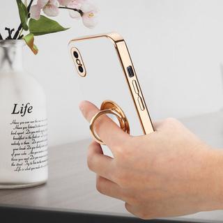 Cadorabo  Hülle für Apple iPhone X  XS mit Ring - Schutzhülle 