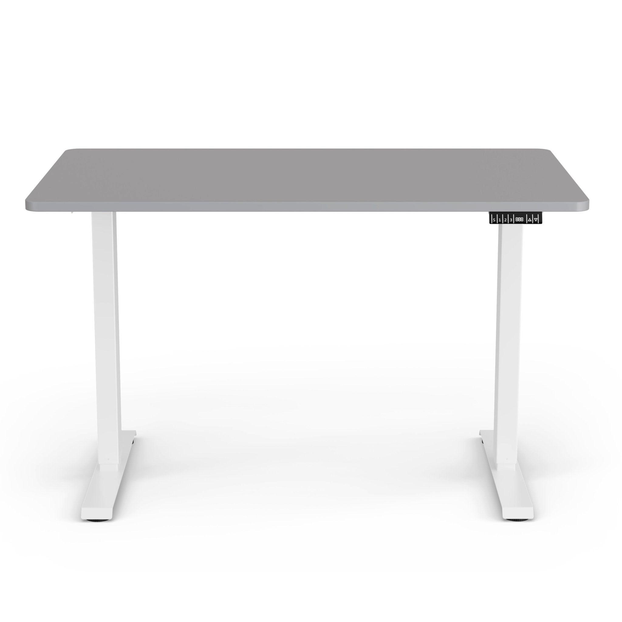 TWHEELS Scrivania da ufficio elettrica regolabile in altezza (140x80cm)  