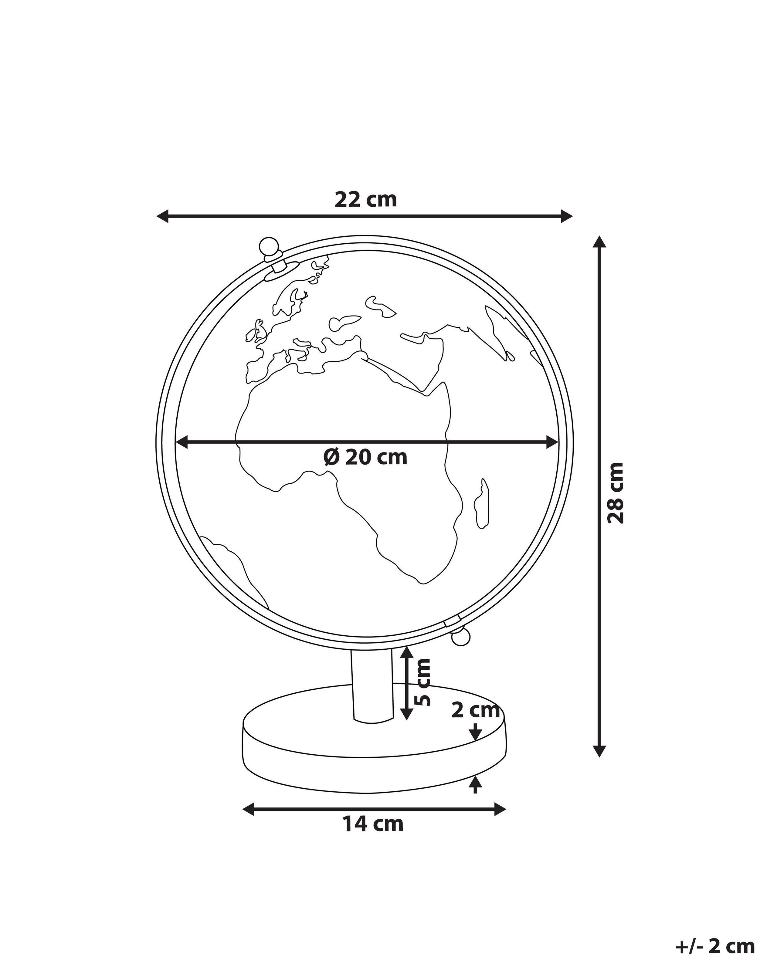 Beliani Globo en Materiale sintetico Moderno CABOT  