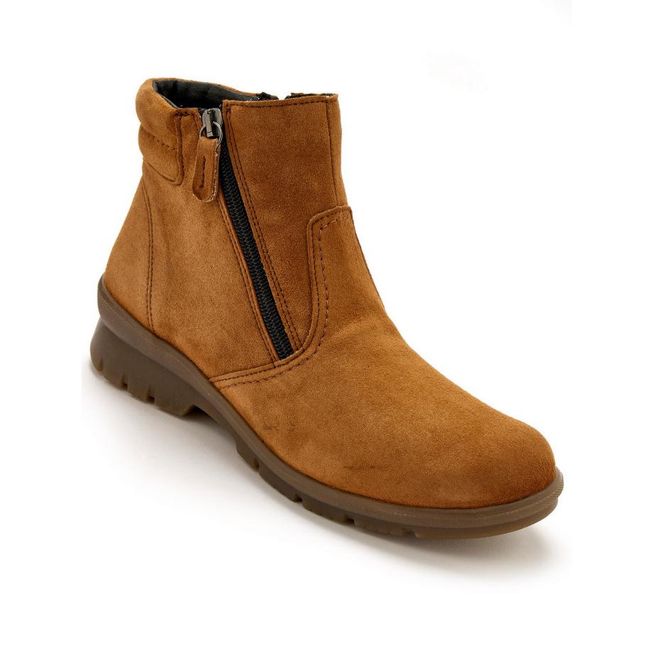 Pédiconfort  reißverschluss-stiefel aus leder 