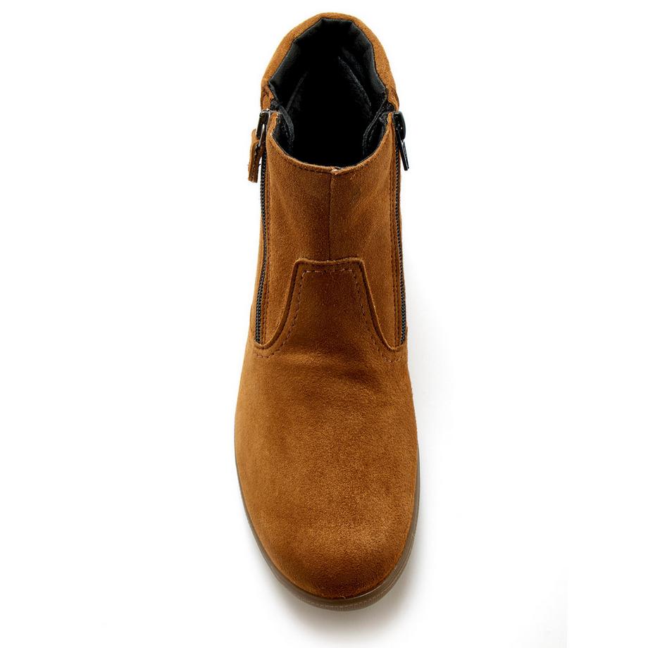 Pédiconfort  reißverschluss-stiefel aus leder 