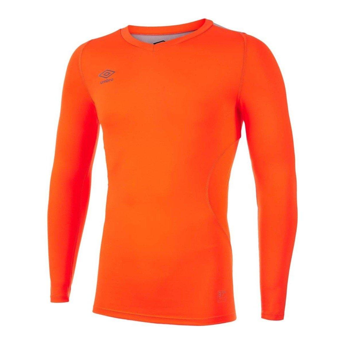 Image of Elite Base Layer Oberteil Vausschnitt Herren Orange M