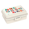 fizzy Fizzii Lunchbox mit Trennfach perlweiss, ABC  