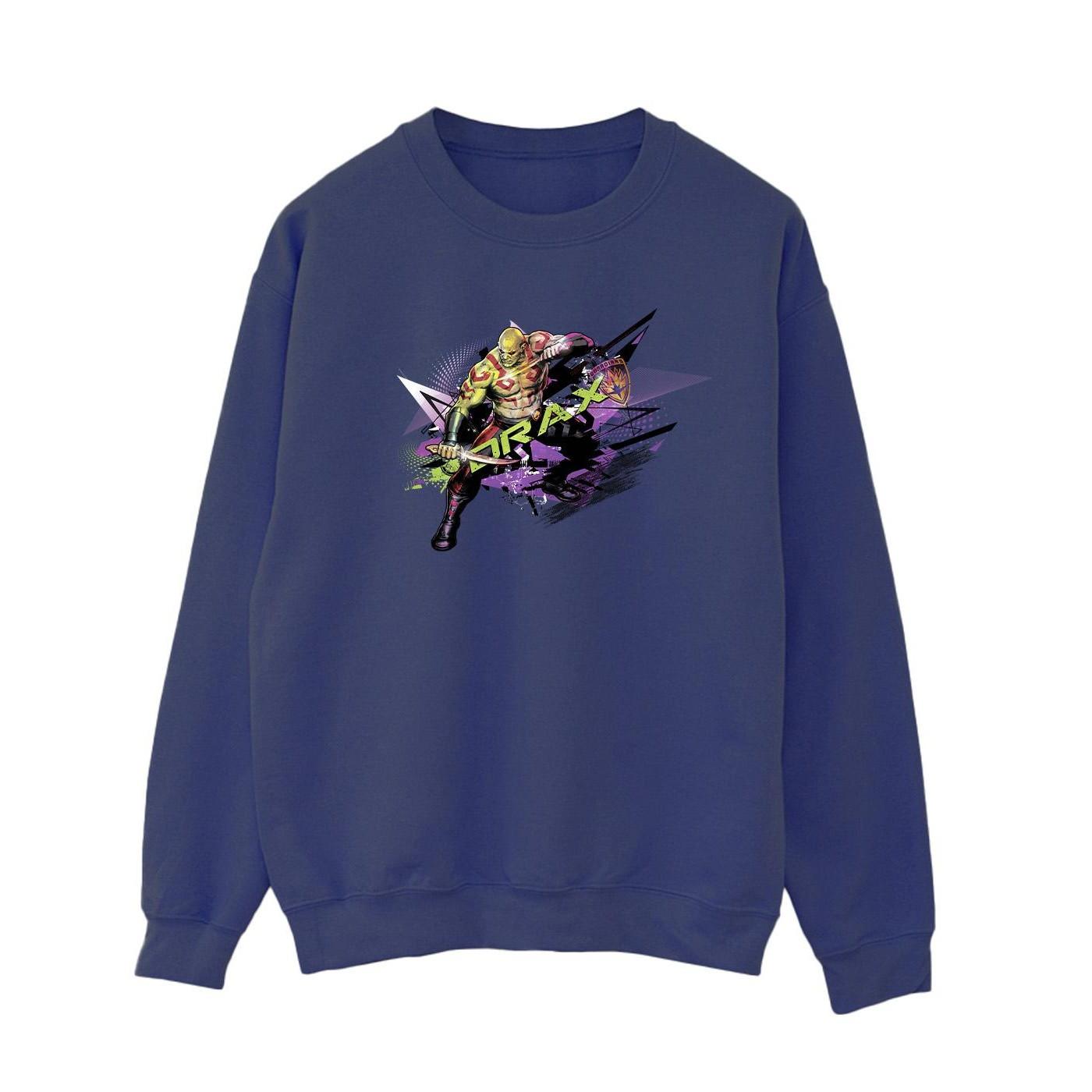 Image of Guardians Of The Galaxy Abstract Drax Sweatshirt Damen Marine XXL