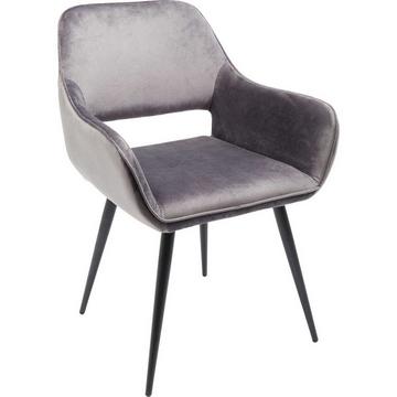 Chaise avec accoudoirs San Francisco Gris