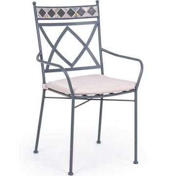 Fauteuil de jardin avec coussins Berkley