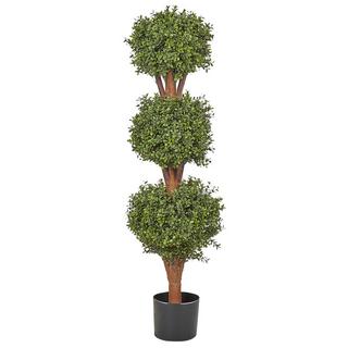 Beliani Plante artificielle en Matière synthétique BUXUS BALL TREE  