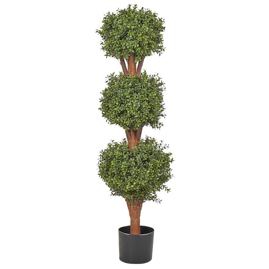 Beliani Pianta artificiale en Materiale sintetico BUXUS BALL TREE  