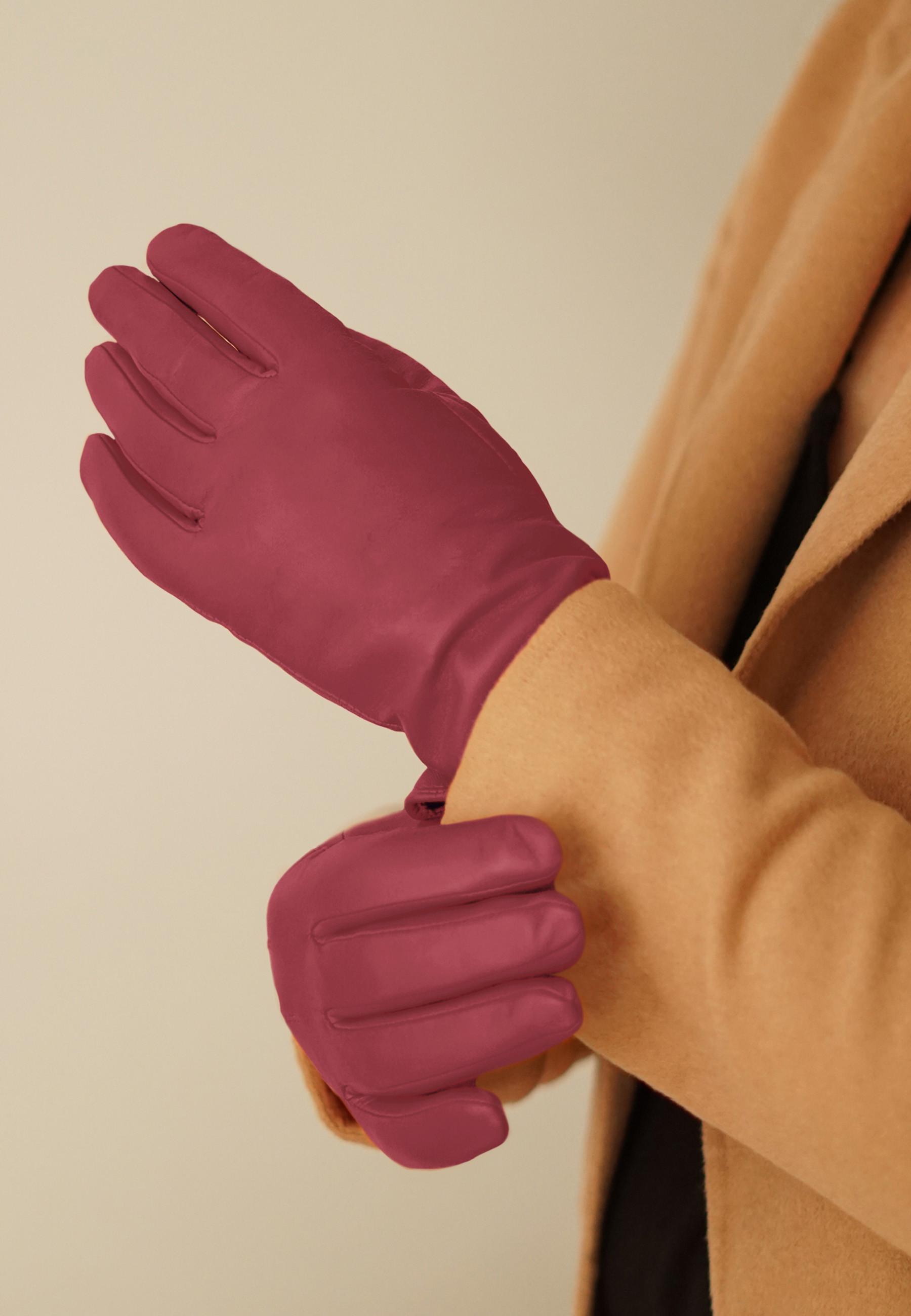 KESSLER  Gants extra longs "Keira" en cuir d'agneau premium avec fonction tactile 